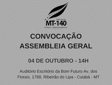 CONVOCAÇÃO DE ASSEMBLEIA GERAL