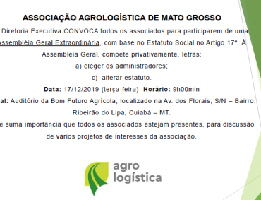 Assembleia Geral Extraordinária